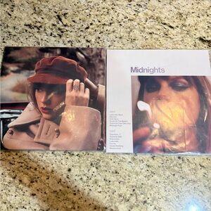 Taylor swift vinyls: Midnights (lavender) and red Vinyl Record